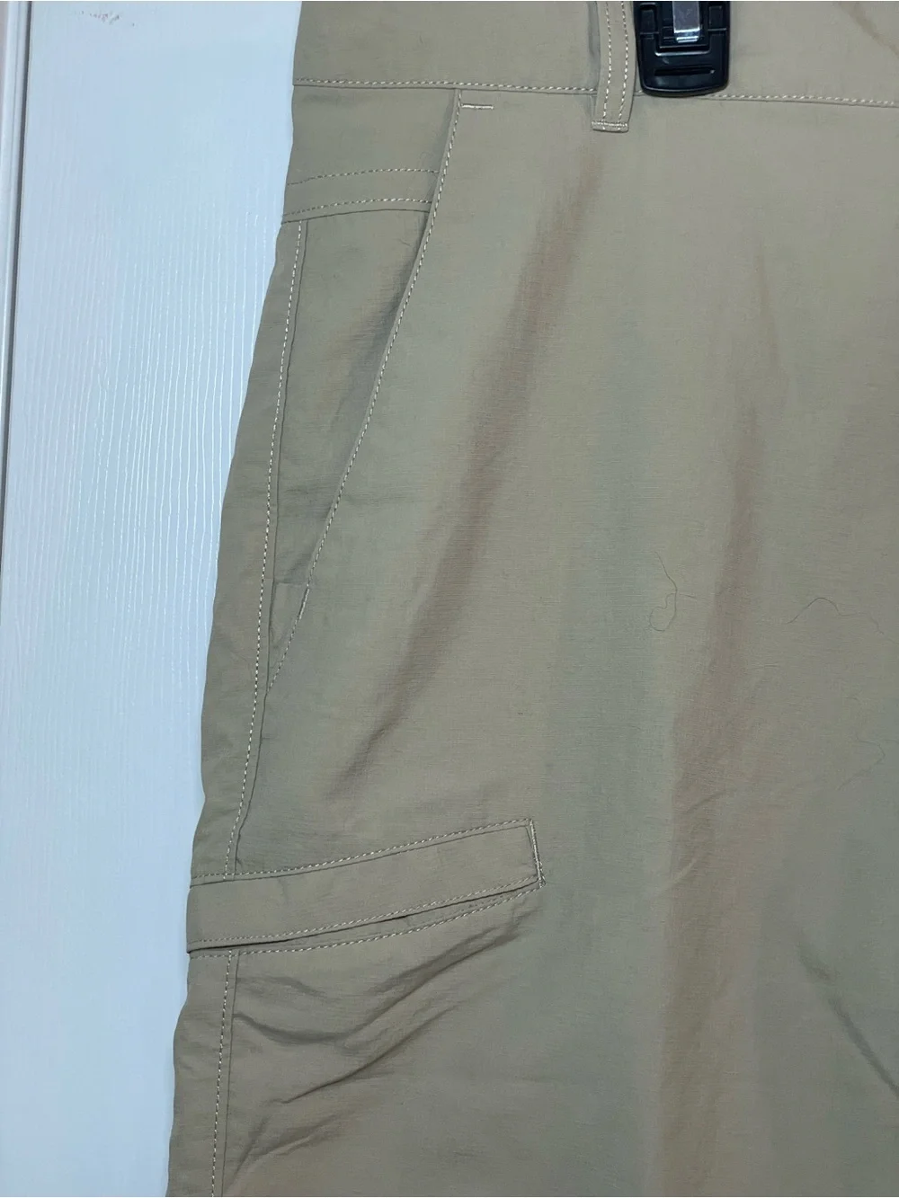 North Face Men's Khaki Outdoor Hybrid Shorts Size 38
